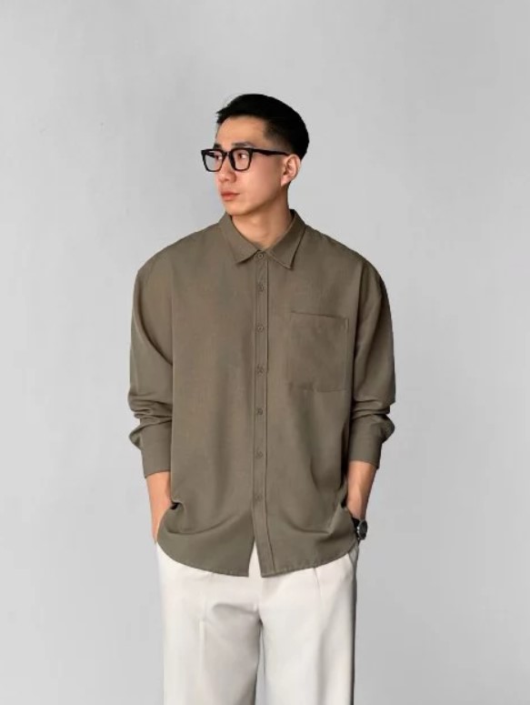ECINOS Man Summer Oversized Shirt (3)