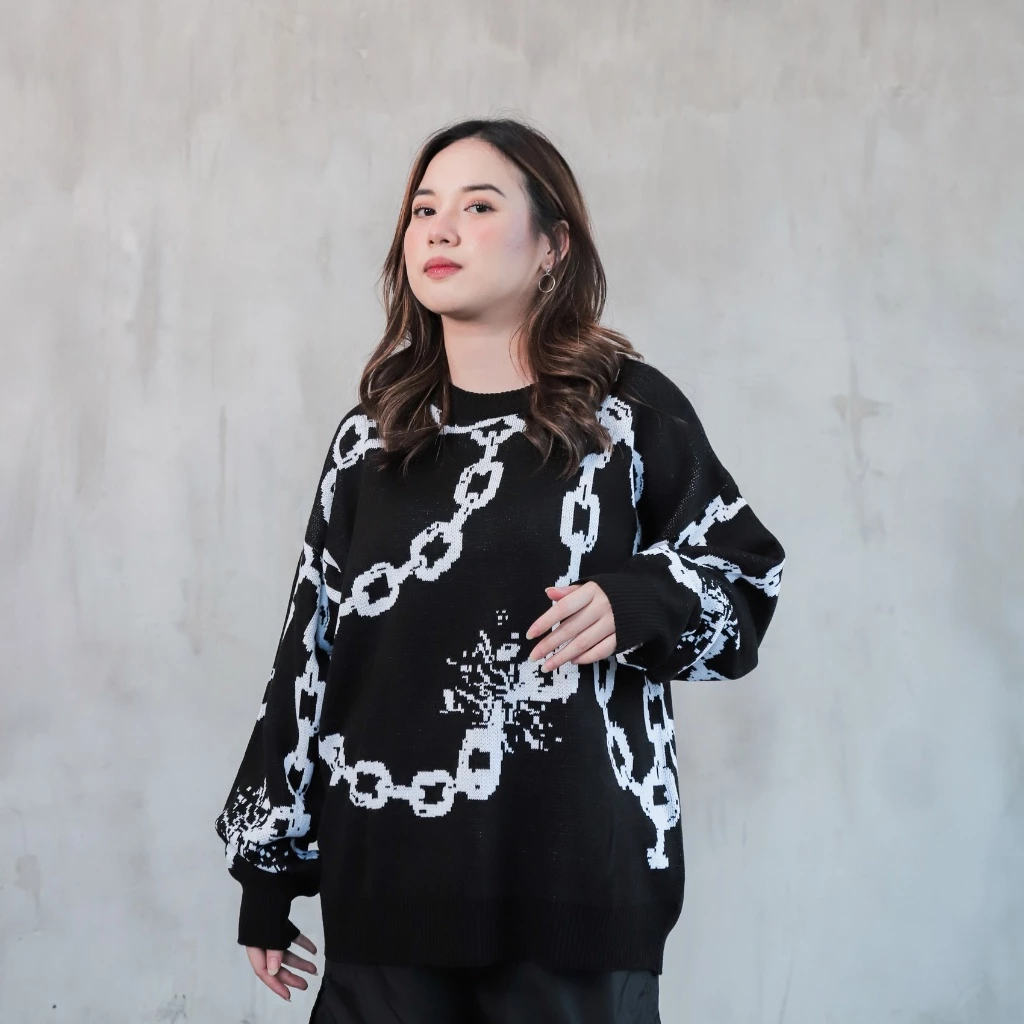 Timebomb Cardigan Knitwear CREWNECK CHAIN (3)