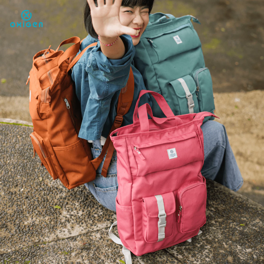 Oxigen Teona Polyester Backpack With Raincover (3)