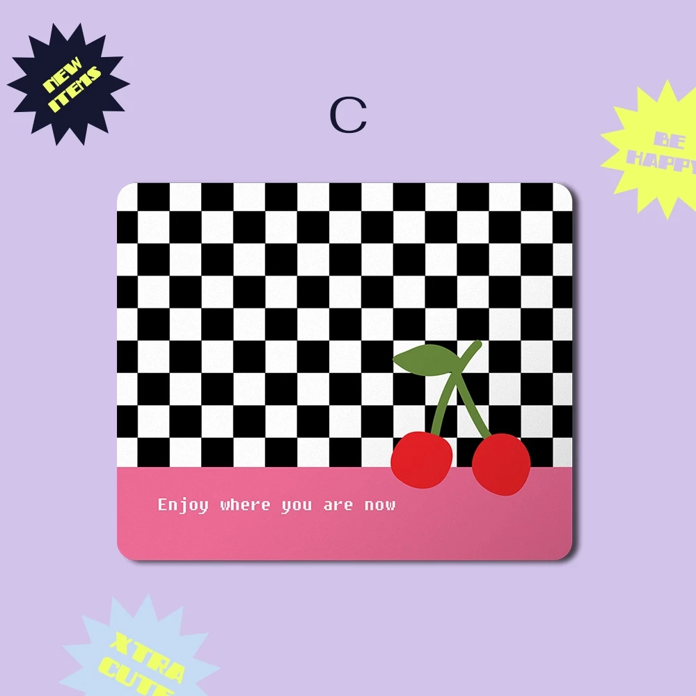 Mousepad Antislip Motif Cheeky Checkered (3)