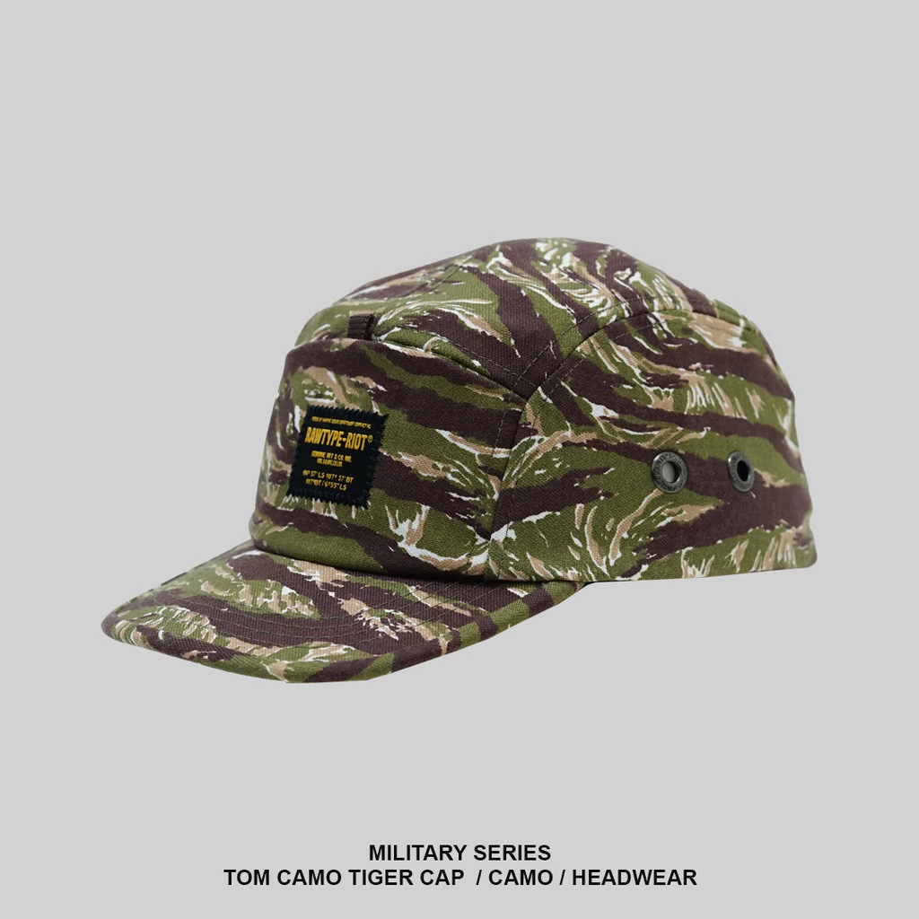 RAWTYPE RIOT Tom Camo Tiger Cap (2)